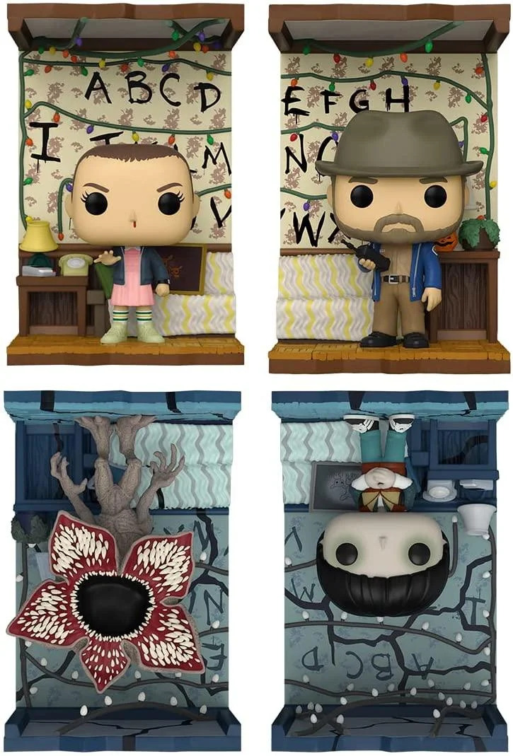 Funko Pop Stranger Things Build a Scene Completo