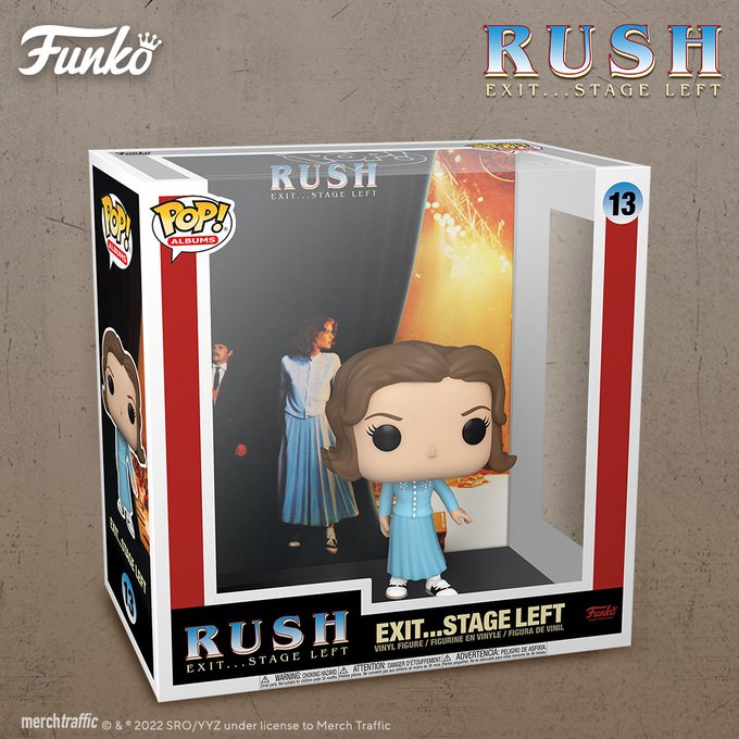 Funko Pop Albums Rush Exit... Stage Left