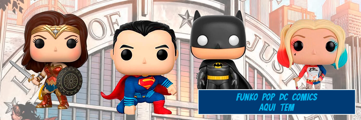 Banner Funko Pop DC Comics