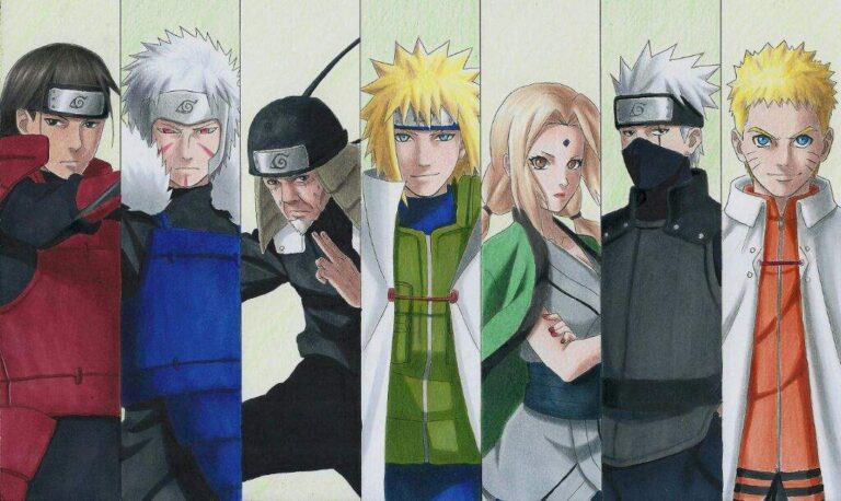 Conheça os Sete Hokages do anime Naruto, Naruto Shippuden e Boruto ...
