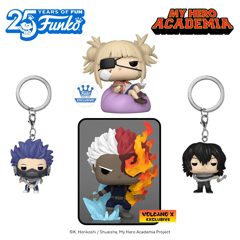 Divulgada os novos bonecos da Linha Funko Pop My Hero Academia