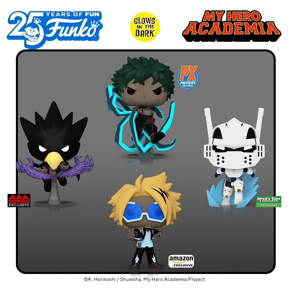 Divulgada os novos bonecos da Linha Funko Pop My Hero Academia