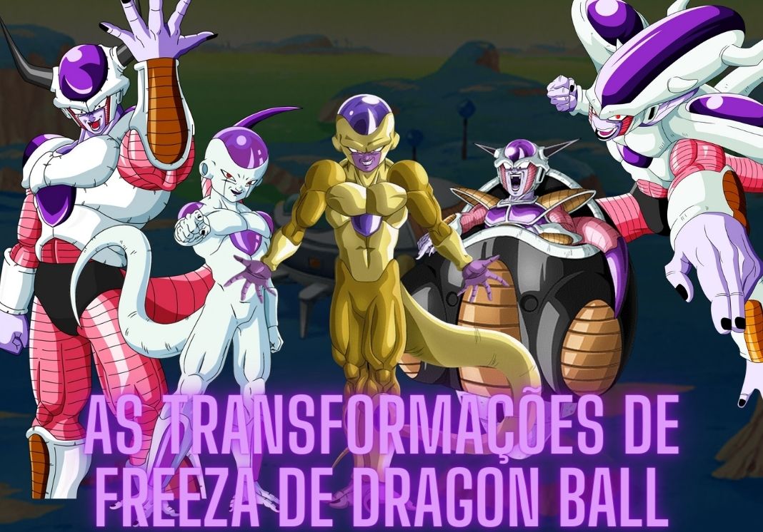 Placa Dragon ball Freeza dourado