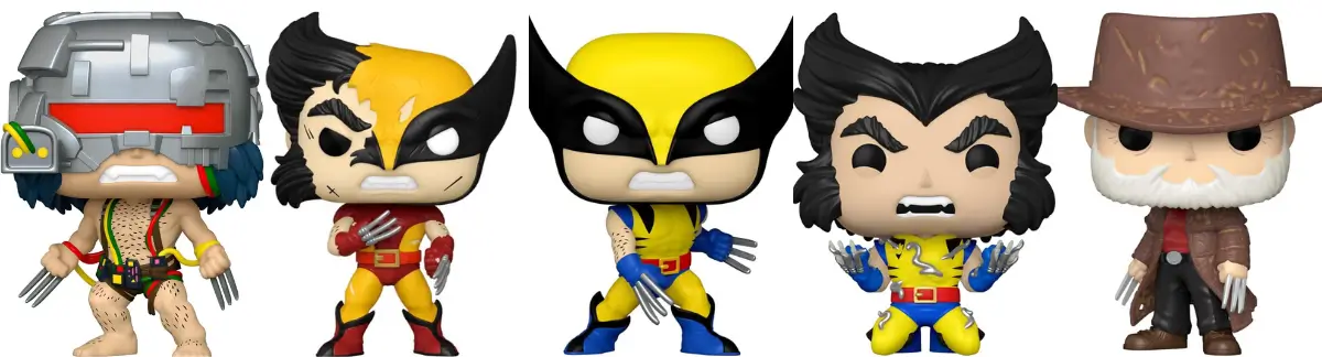 Funko Pop Marvel Wolverine 50 Anos Modelos