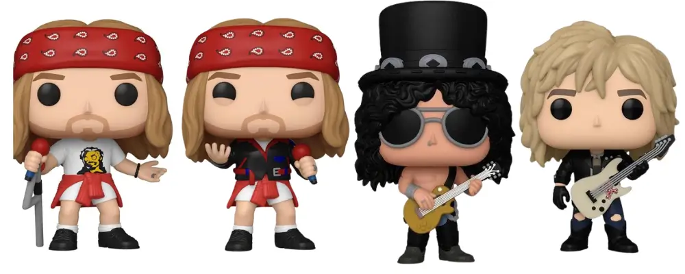 Bonecos Funko Pop Guns N' Roses