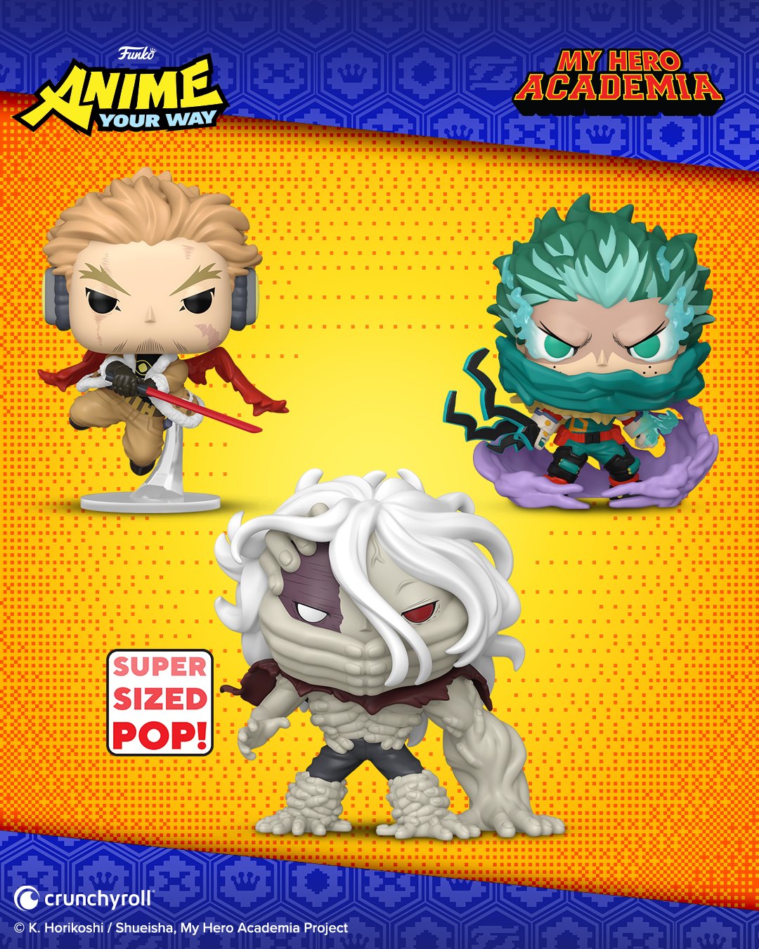 Funko Pop My Hero Academia - Hawks, Deku, Super Tomura Shigaraki