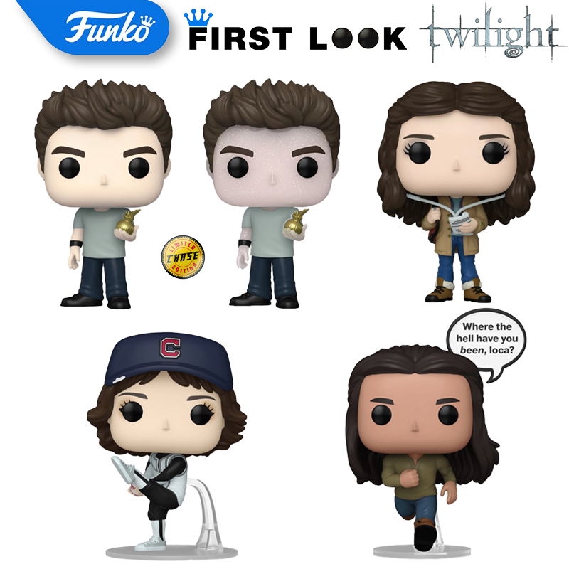 Funko Pop Crepúsculo - Edward Cullen, Bella Swan, Alice Cullen e Jacob Black